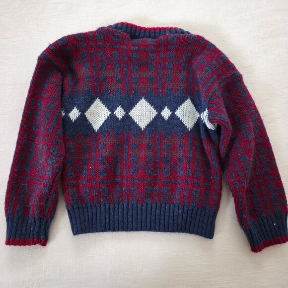 Vintage Knit Pattern Sweater 3t - Picture 6 of 6